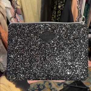 Glittery Black Clutch by GM Likkie